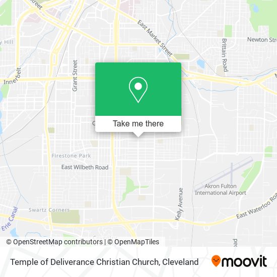 Mapa de Temple of Deliverance Christian Church