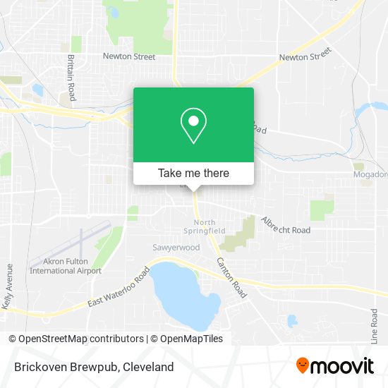 Mapa de Brickoven Brewpub