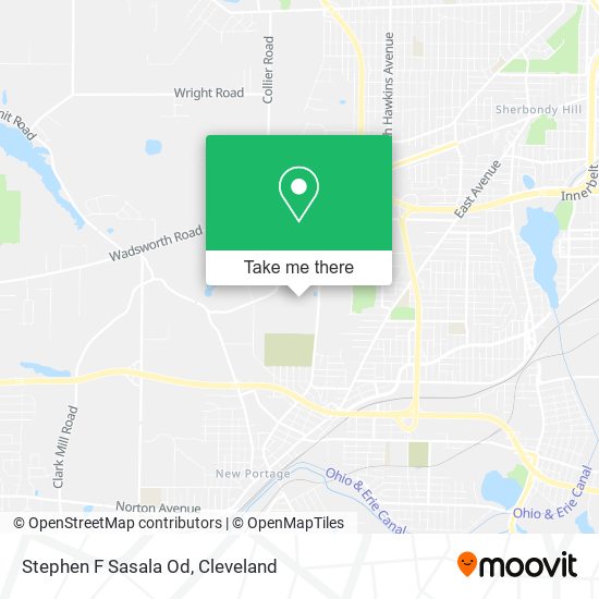 Stephen F Sasala Od map