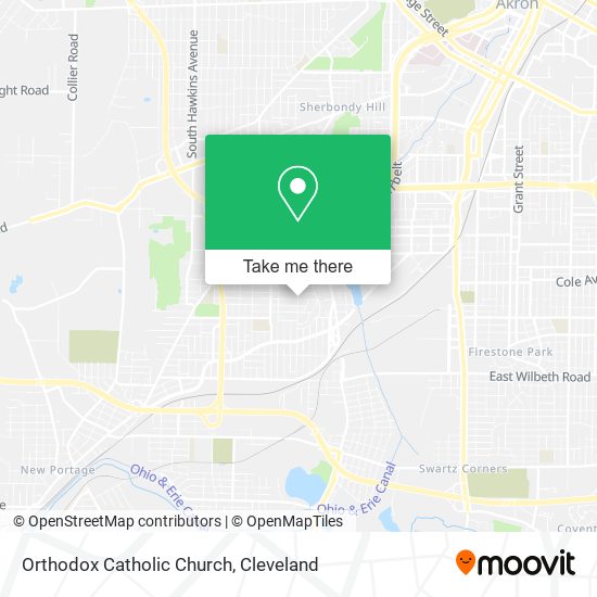 Orthodox Catholic Church map