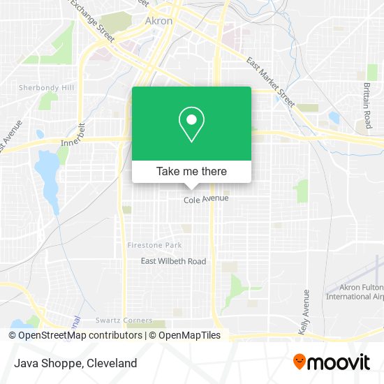 Java Shoppe map