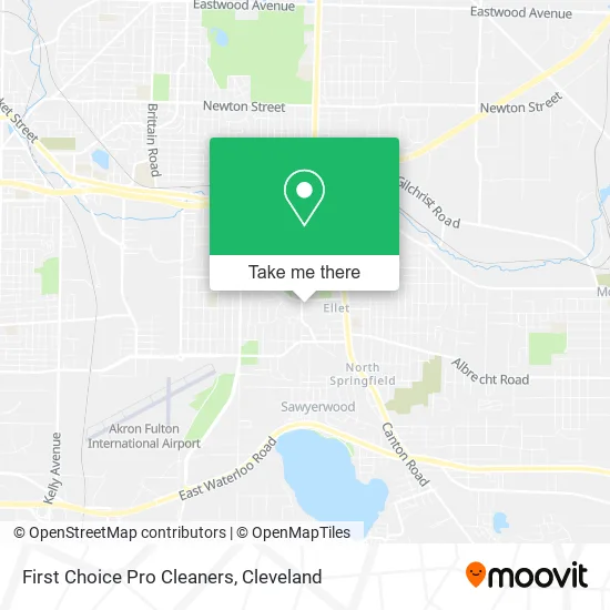 First Choice Pro Cleaners map
