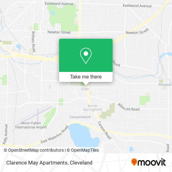 Clarence May Apartments map