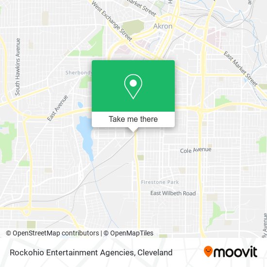 Rockohio Entertainment Agencies map