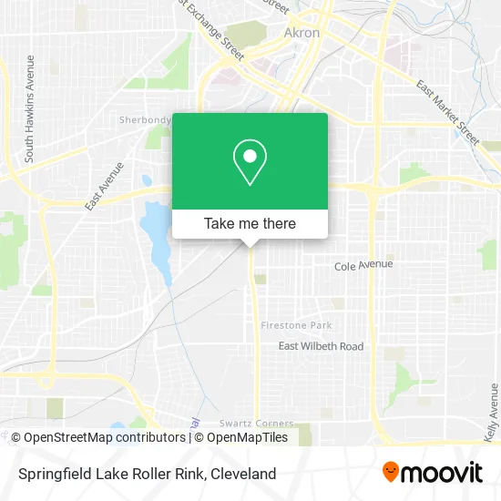 Springfield Lake Roller Rink map