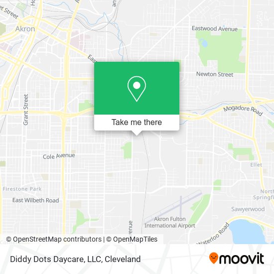 Mapa de Diddy Dots Daycare, LLC