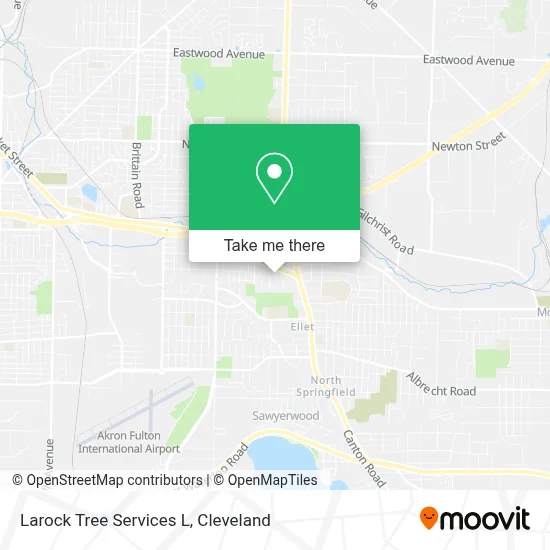 Larock Tree Services L map
