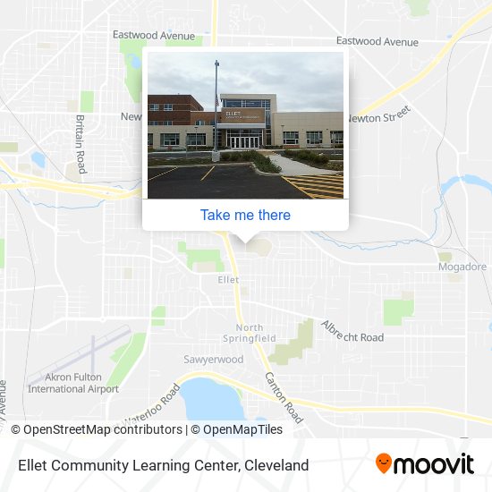 Ellet Community Learning Center map