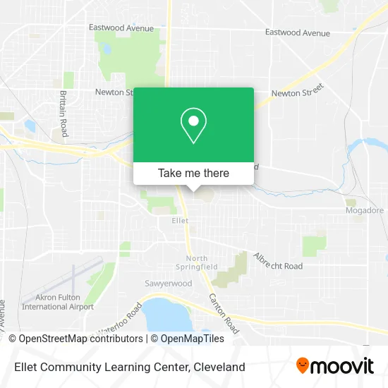 Ellet Community Learning Center map