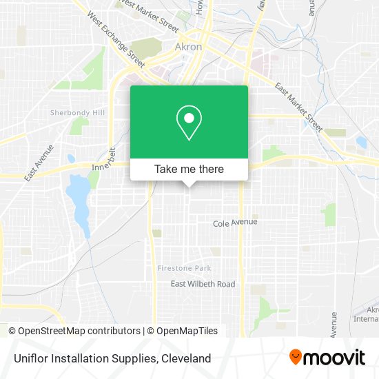 Uniflor Installation Supplies map