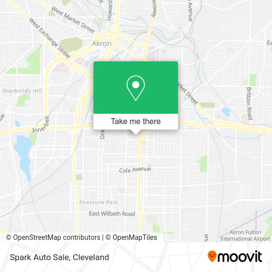 Spark Auto Sale map