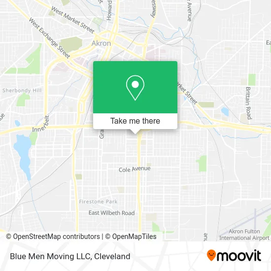 Blue Men Moving LLC map