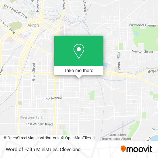 Word of Faith Ministries map