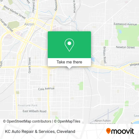 KC Auto Repair & Services map