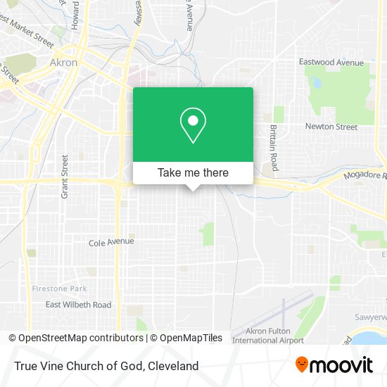 Mapa de True Vine Church of God