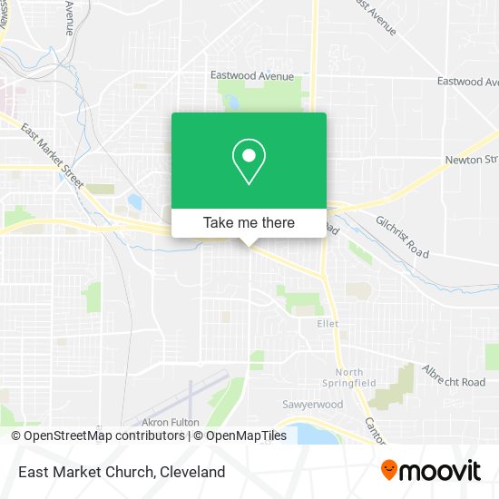 Mapa de East Market Church