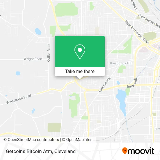 Getcoins Bitcoin Atm map