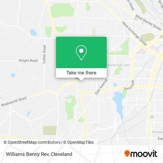 Williams Benny Rev map