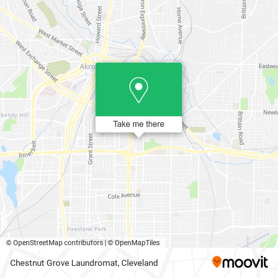 Mapa de Chestnut Grove Laundromat