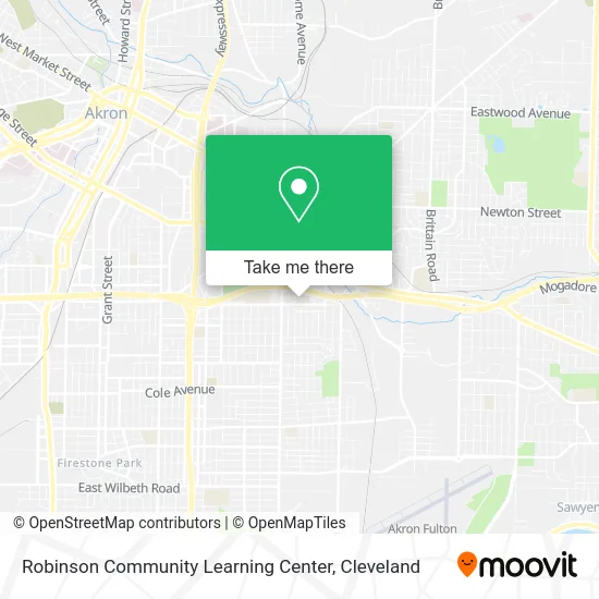 Robinson Community Learning Center map