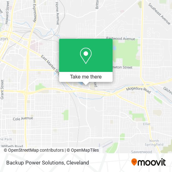 Backup Power Solutions map