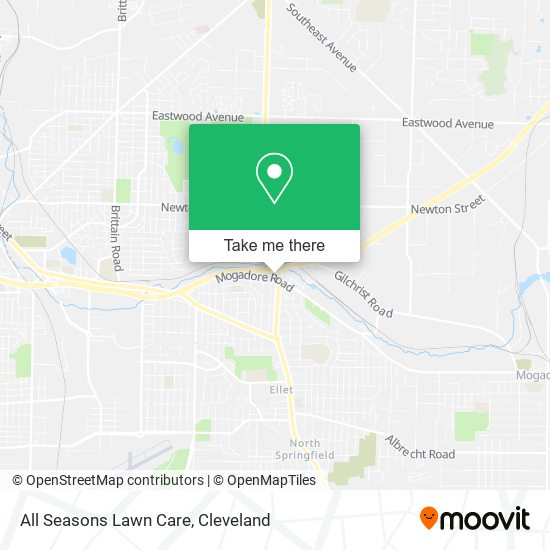 Mapa de All Seasons Lawn Care