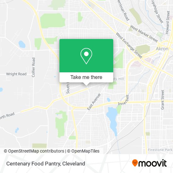 Mapa de Centenary Food Pantry