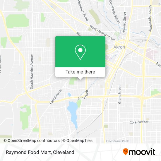 Raymond Food Mart map