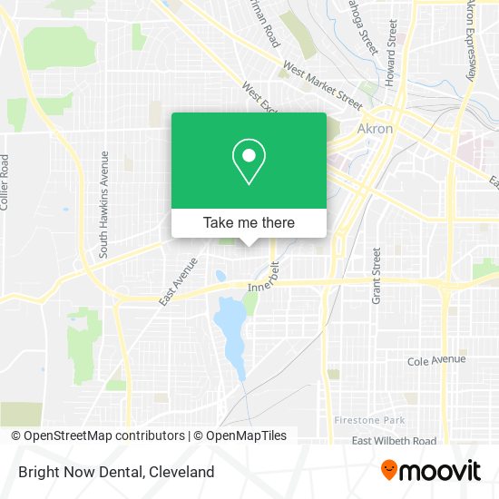 Mapa de Bright Now Dental