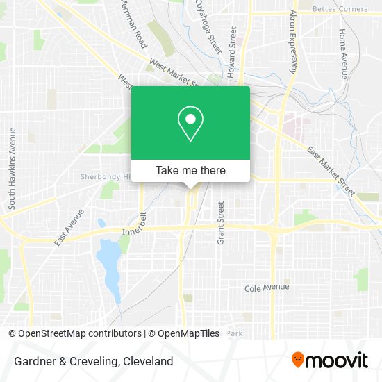 Gardner & Creveling map