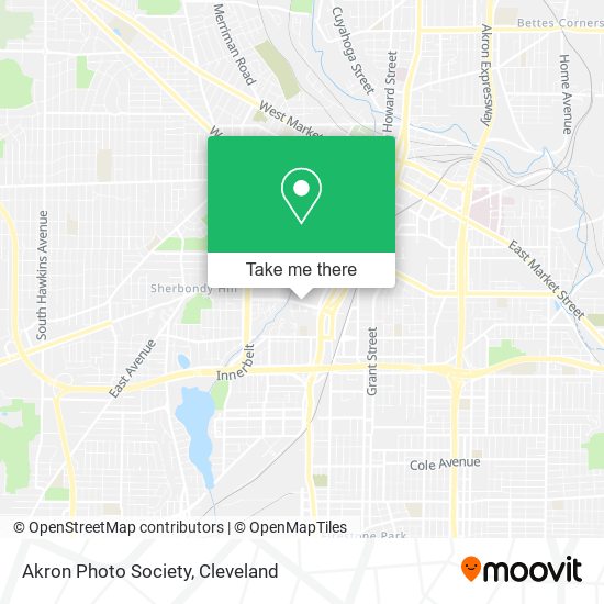 Akron Photo Society map