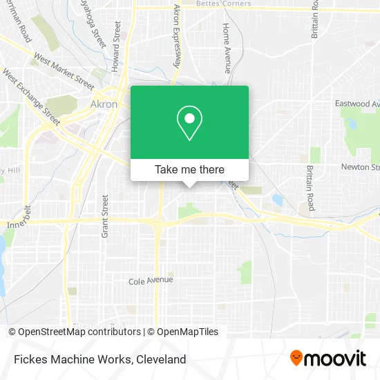 Mapa de Fickes Machine Works