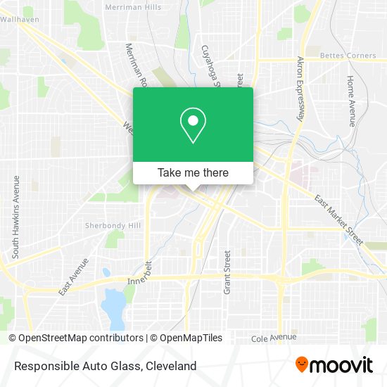 Responsible Auto Glass map