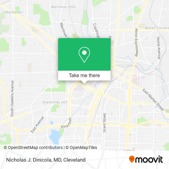 Mapa de Nicholas J. Dinicola, MD