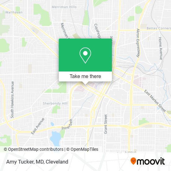Amy Tucker, MD map
