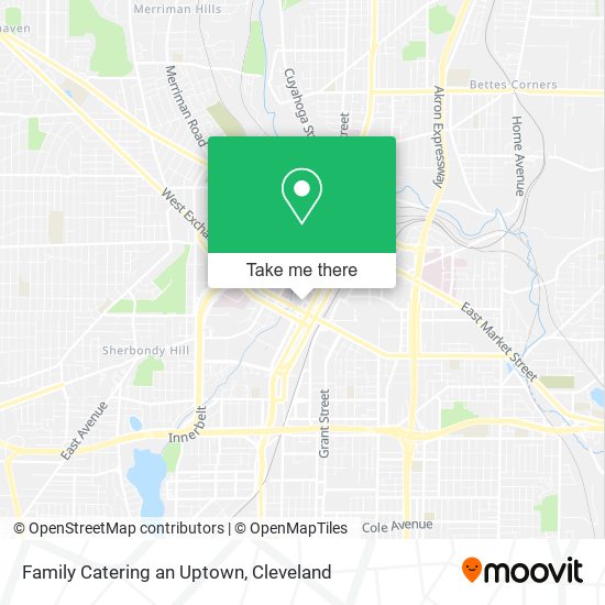 Mapa de Family Catering an Uptown