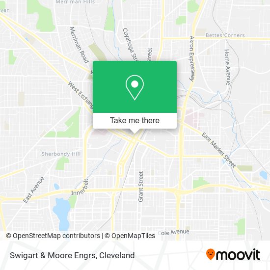 Swigart & Moore Engrs map