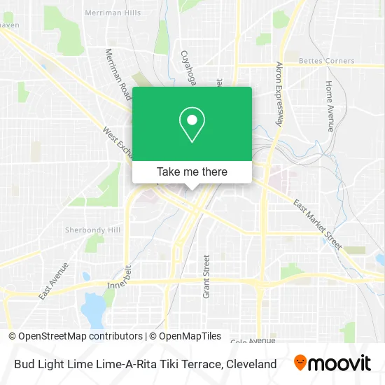 Bud Light Lime Lime-A-Rita Tiki Terrace map