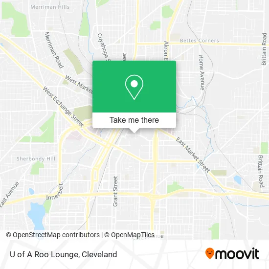 Mapa de U of A Roo Lounge