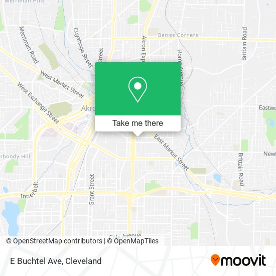 Mapa de E Buchtel Ave