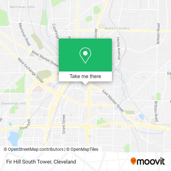 Fir Hill South Tower map