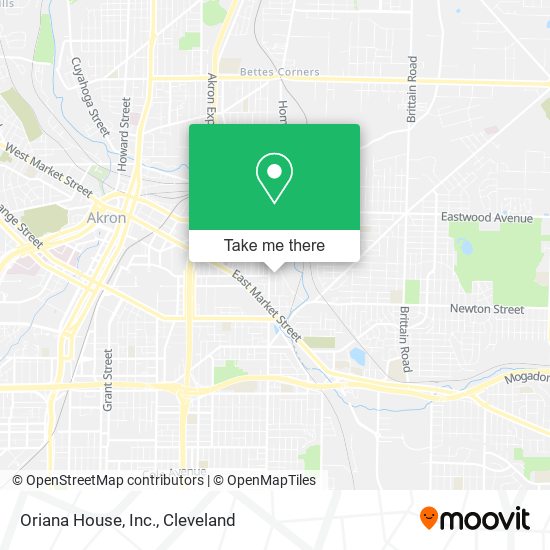 Mapa de Oriana House, Inc.