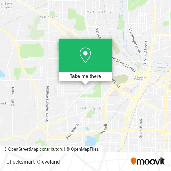 Checksmart map