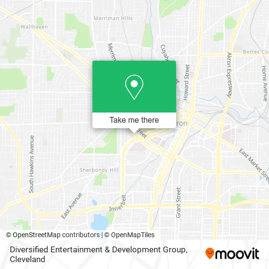 Diversified Entertainment & Development Group map