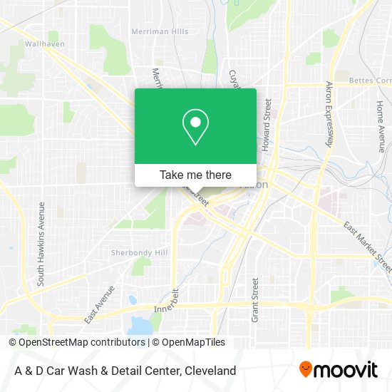 A & D Car Wash & Detail Center map