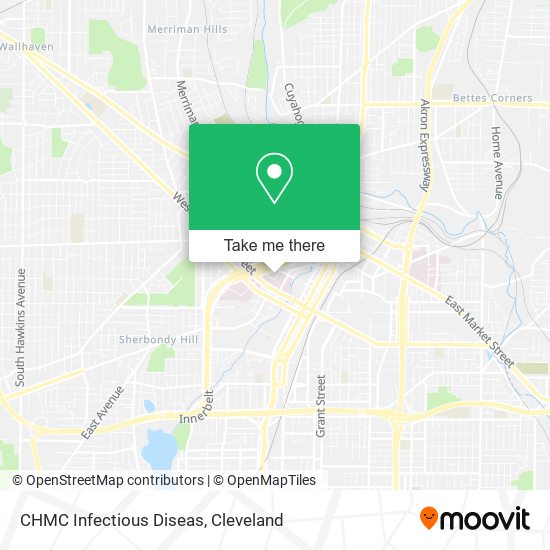 CHMC Infectious Diseas map