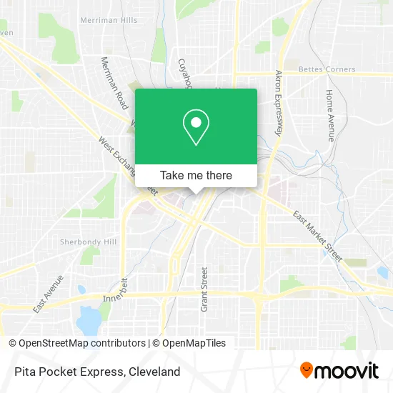 Pita Pocket Express map