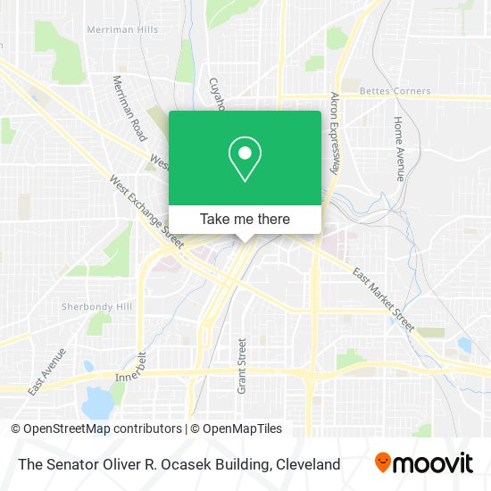The Senator Oliver R. Ocasek Building map