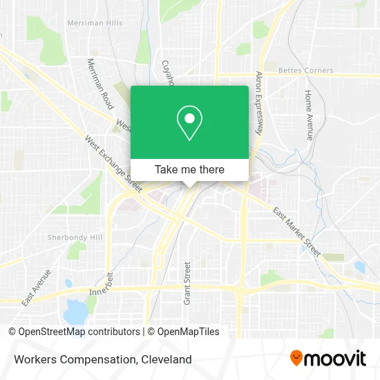 Workers Compensation map