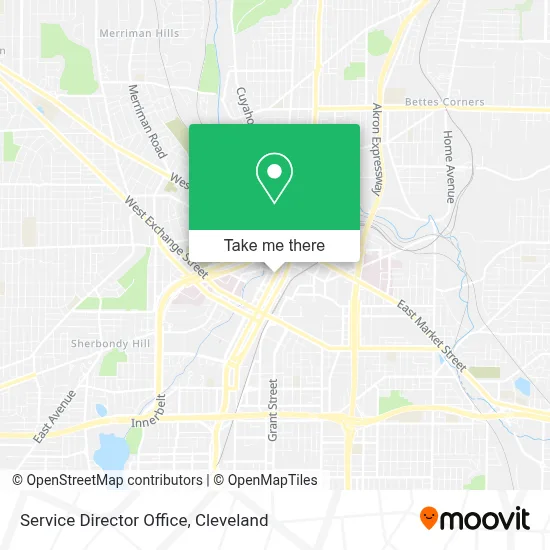 Service Director Office map